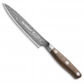 Nóż do obierania DarkNitro, nóż ze stali martenzytycznej, hartowany lodem, dębowa rączka, ostrze 12 cm, Dick 81147122