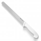 Nóż ząbkowany do krojenia chleba, HACCP, biały, długość ostrza 250 mm, HENDI 843055