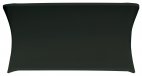 Pokrowiec czarny na stół prostokątny, dł. 182.9 cm BTO-P180-K