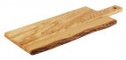 Deska do serwowania OLIVE z uchwytem z drewna oliwkowego 44x20 cm, APS 00874