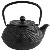 Dzbanek do herbaty ASIA, z pokrywką i sitkiem, żeliwny, poj. 0,8 l, APS 10995