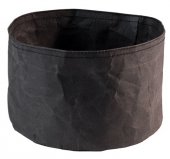 Koszyk na pieczywo PAPERBAG z papieru siarczanowego czarny 20x13 cm, APS 30451