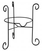 Zapasowy stojak do dyspensera OLD FASHIONED, metalowy, czarny, śr. 27 cm, APS 10410