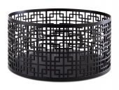 Stojak bufetowy / koszyk ASIA PLUS, ze stali nierdzewnej, czarny, wym. 21x10,5 cm, APS 15511