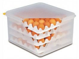 Pojemnik plastikowy na jajka, z 8 tacami, GN 2/3, APS 82419