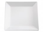 Taca kwadratowa PURE, z melaminy, biała, wym. 51x51 cm, APS 83404