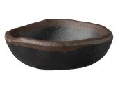 Miseczka okrągła MARONE, miska, z melaminy, czarno-brązowa, śr. 8,5 cm, poj. 0,05 l, APS 84107