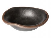 Miseczka okrągła MARONE, miska, z melaminy, czarno-brązowa, śr. 11,5 cm, poj. 0,04 l, APS 84108