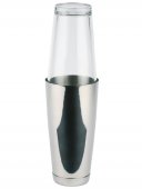 Shaker bostoński ze szklanką, stalowy, poj. 0,7 / 0,4 l, APS 93140