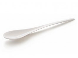 Łyżeczka jednorazowa Finger Food, z polistyrenu, biała, dł. 9,8 cm, opakowanie 250 sztuk