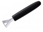 Nóż trójkątny CHEF TOOLS do dekorowania, zdobienia, długość 13 cm, nierdzewny, czarny, model 2233/130