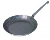 Patelnia z żelaza do serwowania, smażenia, żelazna, kuta, 28 cm, dł. uchwytu 26,5 cm, model 5250/280
