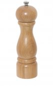 Młynek do pieprzu, młynek z drewna bukowego, jasny, wysokość 21 cm, naturalny, model 6869/210