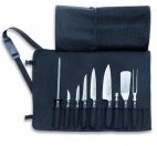 Zestaw 6 noży i 3 narzędzi kuchennych w etui, komplet kucharski w czarnym etui, DICK 8107900