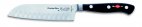 Nóż Santoku PREMIER PLUS EURASIA, japoński, ryflowany, kuty, 14cm, nierdzewny, czarny, DICK 8144214K