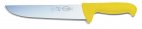 Nóż masarski blokowy ERGOGRIP, nóż rzeźniczy ze stali nierdzewnej, 21 cm, żółty, DICK 8234821-02