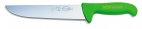 Nóż masarski blokowy ERGOGRIP, nóż rzeźniczy ze stali nierdzewnej, 26 cm, zielony, DICK 8234826-14