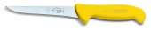 Nóż do trybowania ERGOGRIP, z ostrzem prostym, wąski, sztywny, 13 cm, żółty, DICK 8236813-02