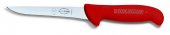 Nóż do trybowania ERGOGRIP, z ostrzem prostym, wąski, sztywny, 13 cm, czerwony, DICK 8236813-03