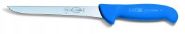 Nóż do trybowania ERGOGRIP, z ostrzem prostym, wąski, sztywny, 21 cm, niebieski, DICK 8236821