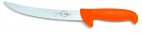 Nóż do rozbioru ERGOGRIP, rzeźniczy nóż rozbiorowy, sztywny, 21 cm, pomarańczowy, DICK 8242521-53