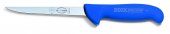 Nóż do trybowania ERGOGRIP, z ostrzem prostym, 13 cm, wąski, elastyczny, niebieski, DICK 8298013