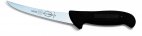 Nóż do trybowania ERGOGRIP, z ostrzem wygiętym, 15 cm, półelastyczny, czarny, DICK 8298215-01