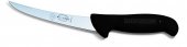 Nóż do trybowania ERGOGRIP, z ostrzem wygiętym, 13 cm, twardy, sztywny, czarny, DICK 8299113-01