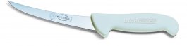 Nóż do trybowania ERGOGRIP, z ostrzem wygiętym, 15 cm, twardy, sztywny, biały, DICK 8299115-05
