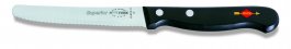 Nóż uniwersalny SUPERIOR, z ząbkowanym ostrzem, 11cm, czarny, DICK 8401511