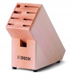 Blok z drewna naturalnego do zestawu noży, blok drewniany na noże, wysokość 22 cm, DICK 8807001