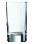 Szklanka niska wykonana z hartowanego szkła, odpornego na szok termiczny. Idealnie nadaje się do serwowania wody, lemoniady, koktajli i innych napojów.