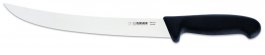 Nóż masarski do rozkrajania, nóż rozbiorowy, wąski, nierdzewny, 25 cm, czarny, GIESSER 2005 25