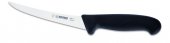 Nóż masarski do trybowania, półelastyczny, ostrze zakrzywione, 13 cm, czarny, GIESSER 2505 13