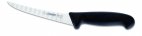 Nóż trybownik, półelastyczny, ryflowany, zakrzywiony, 13 cm, czarny, GIESSER 2505 WWL 13