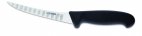 Nóż do trybowania, bardzo elastyczny, ryflowany, nierdzewny, 15 cm, czarny, GIESSER 2535 WWL 15