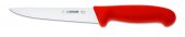 Nóż masarski ubojowy, rzeźniczy, ostrze klasyczne, nierdzewny, 16 cm, czerwony, GIESSER 3005 16 R