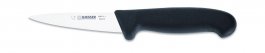 Nóż masarski ubojowy, ostrze ze szpicą pośrodku, nierdzewny, 11 cm, czarny, GIESSER 3085 11