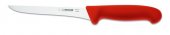 Nóż masarski do trybowania, forma klasyczna, prosty, nierdzewny, 16 cm, czerwony, GIESSER 3105 16 R