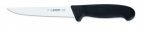 Nóż masarski do trybowania, ostrze szerokie, proste, nierdzewne, 16 cm, czarny, GIESSER 3165 16