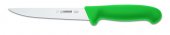 Nóż masarski do trybowania, ostrze szerokie, proste, nierdzewne, 16 cm, zielony, GIESSER 3165 16 GR