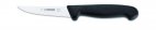 Nóż masarski do drobiu, nóż rzeźniczy, szeroki, krótki, nierdzewny, 10 cm, czarny, GIESSER 3185 10