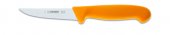 Nóż masarski do drobiu, nóż rzeźniczy, szeroki, krótki, nierdzewny, 10 cm, żółty, GIESSER 3185 10 G