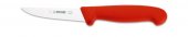 Nóż masarski do drobiu, rzeźniczy, szeroki, krótki, nierdzewny, 10 cm, czerwony, GIESSER 3185 10 R
