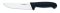 Nóż masarski, forma szeroka, ostrze proste, mocny, nierdzewny, 16 cm, czarny, GIESSER 4005 16