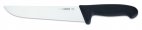 Nóż masarski, forma szeroka, ostrze proste, mocny, nierdzewny, 18 cm, czarny, GIESSER 4005 18