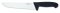Nóż masarski, forma szeroka, ostrze proste, mocny, nierdzewny, 21 cm, czarny, GIESSER 4005 21