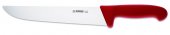 Nóż masarski, forma szeroka, ostrze proste, mocny, nierdzewny, 24 cm, czerwony, GIESSER 4005 24 R