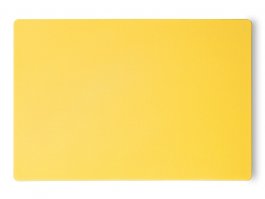 Deska polietylenowa HDPE do krojenia drobiu surowego, HACCP, żółta, wym. 600x400 mm, HENDI 825655