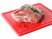  Deska polietylenowa HACCP w kolorze czerwonym przeznaczona do krojenia surowego czerwonego mięsa, takich jak wieprzowina, wołowina czy baranina. 